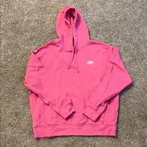 Nike Vibrant Pink Pullover Hoodie